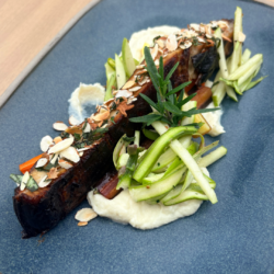 Apple smoked pok belly from our dinner menu